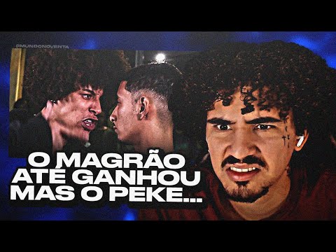 NOVENTA REAGE a (CLIMA QUENTE 🔥😯) MAGRÃO X PEKE - BATALHA DO COLISEU - EDIÇÃO 188 - PRIMEIRA FASE