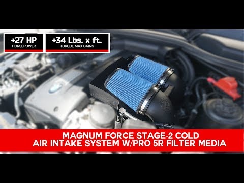 BMW E6O INSTALLING DUAL COLD AIR INTAKE FILTER