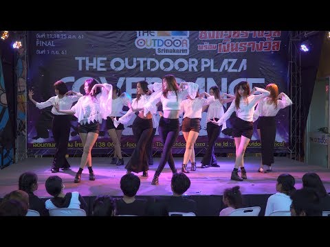 180818 Valkyrie cover PRISTIN - Intro + Black Widow @ The Outdoor Plaza (Audition#2)