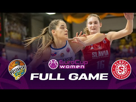 Piestanske Cajky v Slavia Banska Bystrica | Full Basketball Game | EuroCup Women 2022-23