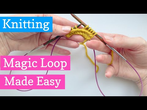 Easy Magic Loop Knitting for Beginners - Knit Small Things in the Round with a Long Circular Needle
