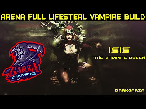 Smite Arena Eset Vampire Full Lifesteal Build