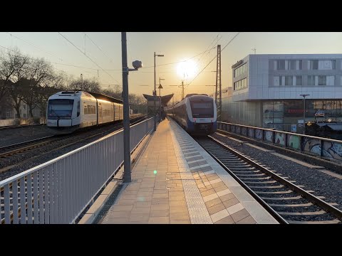 [4K] Regionalbahnhof Düsseldorf-Bilk 2022