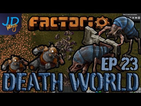 FACTORIO 0.17 DEATHWORLD with P0ober EP23 Shhhh dont tell P0ober!