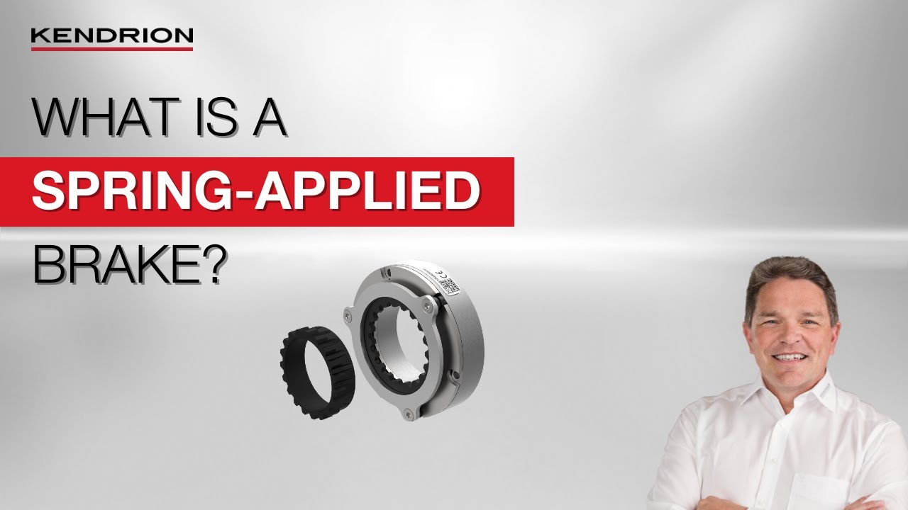 What is a spring applied brake?