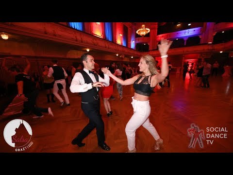 Dado Ibrakovic & Beige Zsuzsanna Bojte - Salsa social dancing | Grazy Salsa Festival 2018