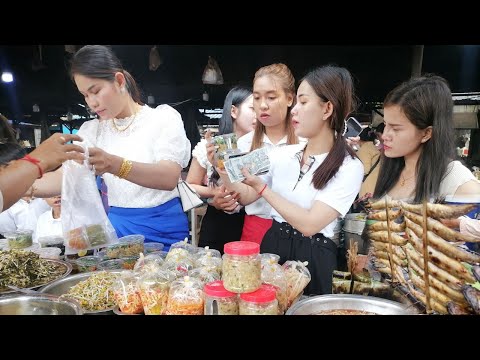 Countryside Street Food @ Oudong Resort - Cambodian Delicious Street Food On Season Of Pchum Ben Day