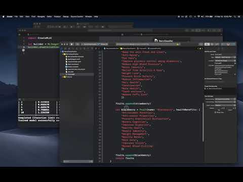 Fruit Classification Machine Learning iOS: CoreML App