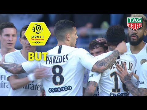 But Ambroise OYONGO (12' csc) / Montpellier Hérault SC - Paris Saint-Germain 3-2  MHSC-PARIS/2018-19