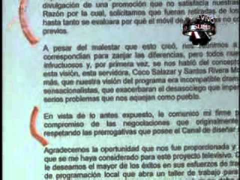 SuperXclusivo 4/29/11 - Mayra Lopez Mulero envía carta calientita a Mega TV