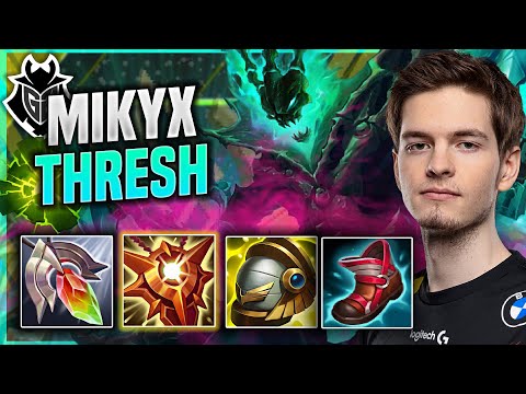 MIKYX TRIES SOME THRESH! - G2 Mikyx Plays Thresh SUPPORT vs Nautilus! | Patch 11.15