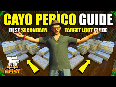 GTA 5 Online SOLO Elite Cayo Perico Heist Guide! (BEST Secondary Target Loot SECRET)