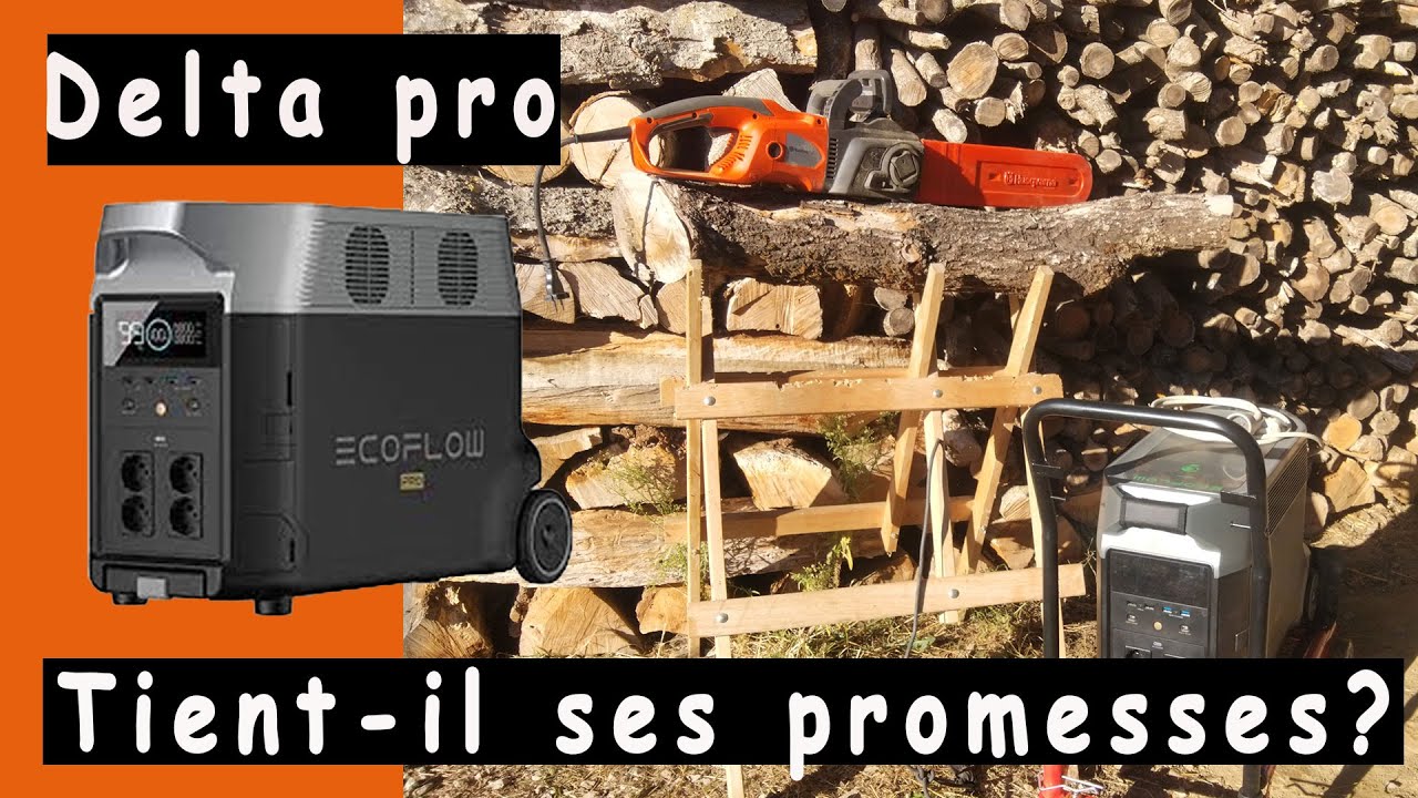 Test DELTA pro EcoFlow en vie réelle, à la maison, partie 1 (sous titrée)