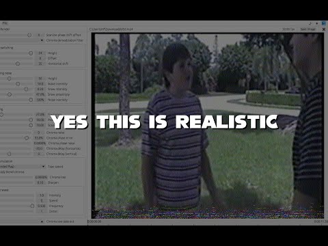 how to make a  REALISTIC vhs effect [tutorial]