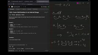 LeetCode 1523 Count Odd Numbers in an Interval Range