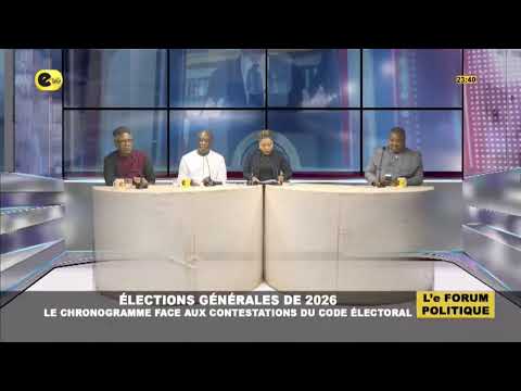 🛑ÉLECTIONS GÉNÉRALES DE 2026 : LE CHRONOGRAMME FACE AUX CONTESTATIONS DU CODE ÉLECTORAL