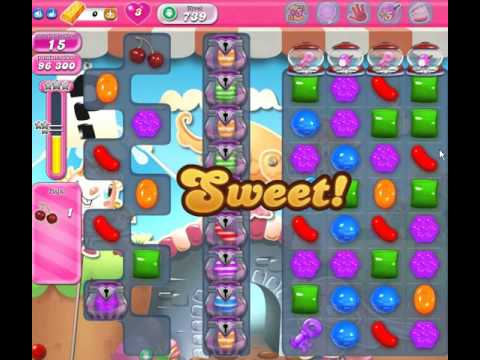 Candy Crush Saga  - Level 739 -  3 STARS  ( No booster ) GAMES