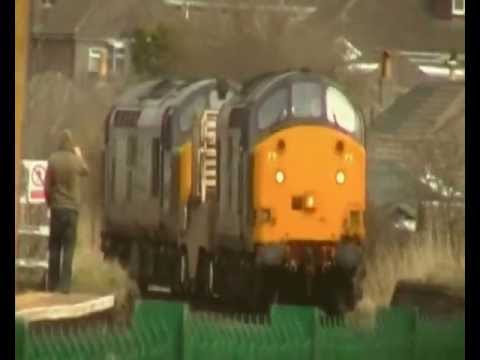 18thApr13 6C51/2 37601/608 Clag/Growl Bare Ln/Carnforth