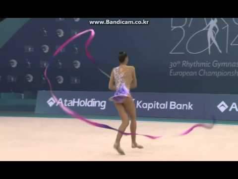 Carolina Rodriguez (ESP) 2014 RG European Championships AA Ribbon