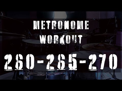 Metronome 260bpm 265bpm 270bpm