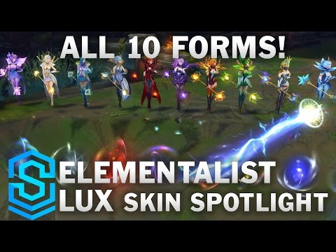 Elementalist Lux (Ultimate Skin!) Skin Spotlight - Pre-Release - League of Legends