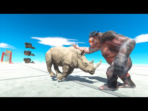 Run, Escape and Attack Baby Goro - Animal Revolt Battle Simulator