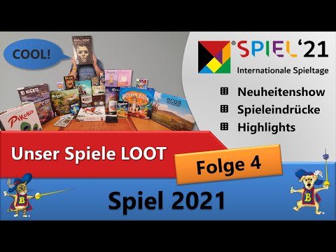 SPIEL 2021 Essen Neuheiten LOOT Highlights z.B. Golem  Spieleindrücke Neuheitenshow in Essen & Tipps