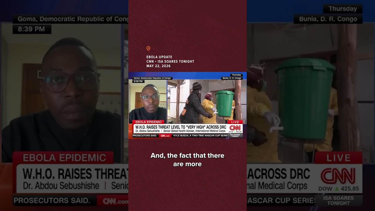 Dr. Abdou Sebushishe speaks about the Ebola outbreak in the DRC