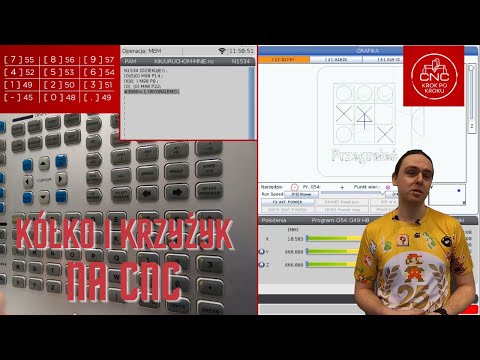 Kółko i krzyżyk na HAAS CNC czyli dialog ekranowy przez M109 / Programowanie Makro