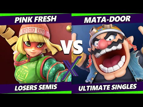 S@X 486 Losers Semis - Pink Fresh (Min Min) Vs. Mata-Door (Wario, Mario) SSBU Smash Ultimate