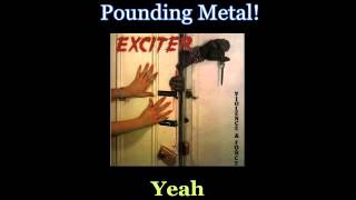 Exciter - Pounding Metal - Lyrics / Subtitulos en español (NWOBHM) Traducida