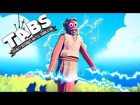 Zeus - How Many Units Can ONE LIGHTNING BOLT Go Through? Totally Accurate Battle Simulator (TABS)