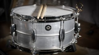 Video thumbnail for Q Drum Co. Gentlemen's Series - Aluminum Snare Drum by Qdrumco