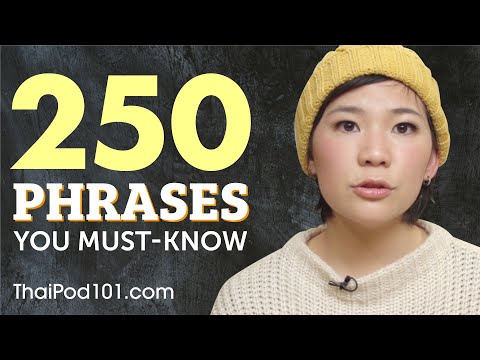 250 Phrases Every Thai Beginner Must Know