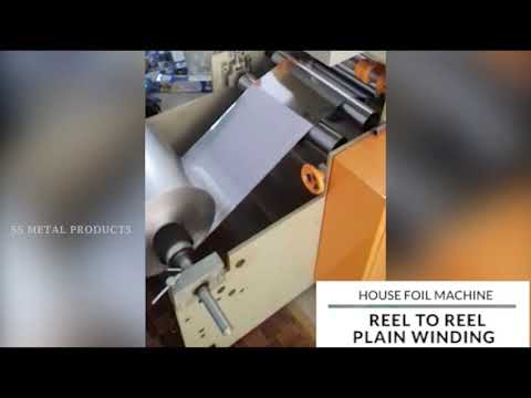 Aluminium Foil Rewinding Machine