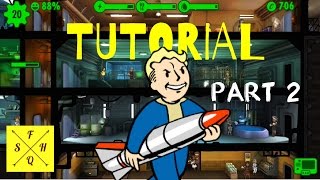 Fallout Shelter Gameplay Tutorial & Tips | OPTIMISING ROOMS & PRODUCTION | PART 2