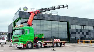 Scania R480 8×2 Palfinger PK 65002 SH Crane
