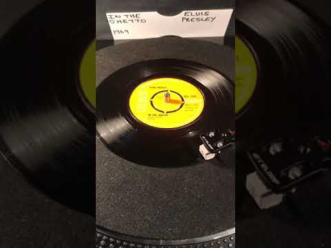Elvis Presley- In The Ghetto ( Vinyl 45 ) From 1969 .