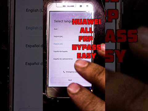 All Huawei Frp Bypass 100% Done  #smartphone #huaweihardreset