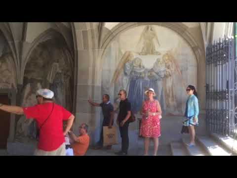 SH Singers - a few of us singing impromptu Ave Maria - Zürich Switzerland