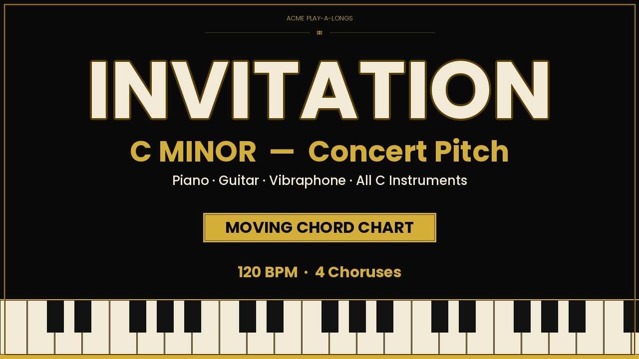 Invitation — ACME Play-A-Longs Moving Chord Chart