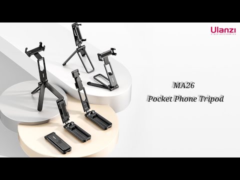 New Release | Ulanzi MA26 Foldable Pocket Phone Tripod