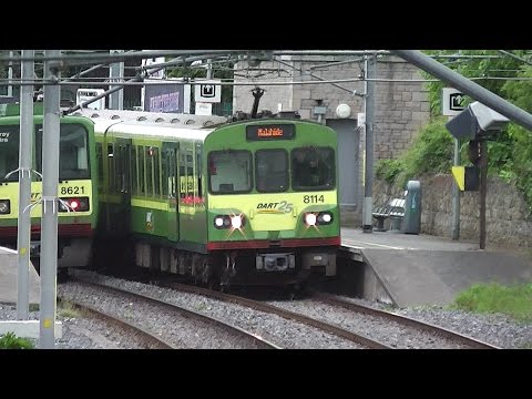 IE 8100 Class Dart Train number 8114 - Salthill & Monkstown, Dublin