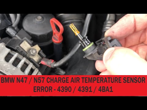 BMW N47 / N57 Intake Charge Air Temperature Sensor Error - 4390 / 4391 / 4BA1 - REMOVAL and TESTING