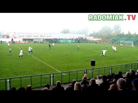 Bramki z meczu Pelikan Łowicz - Radomiak Radom. II liga sezon 2013/2014.