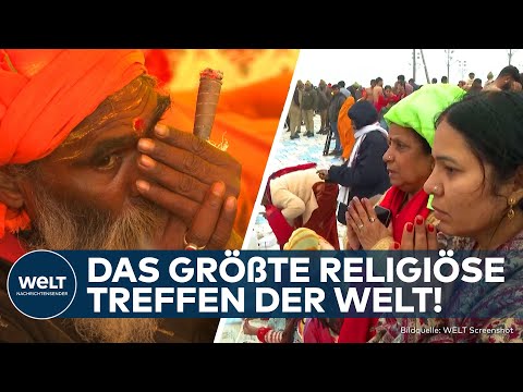 INDIEN: 400 Millionen Gläubige erwartet! "Maha Kumbh" - Start des größten religiösen Festes der Welt
