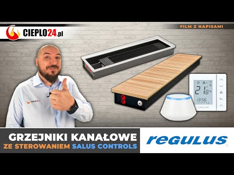 Grzejniki kanałowe Regulus i sterowniki Salus Controls - zobacz, jak to działa!