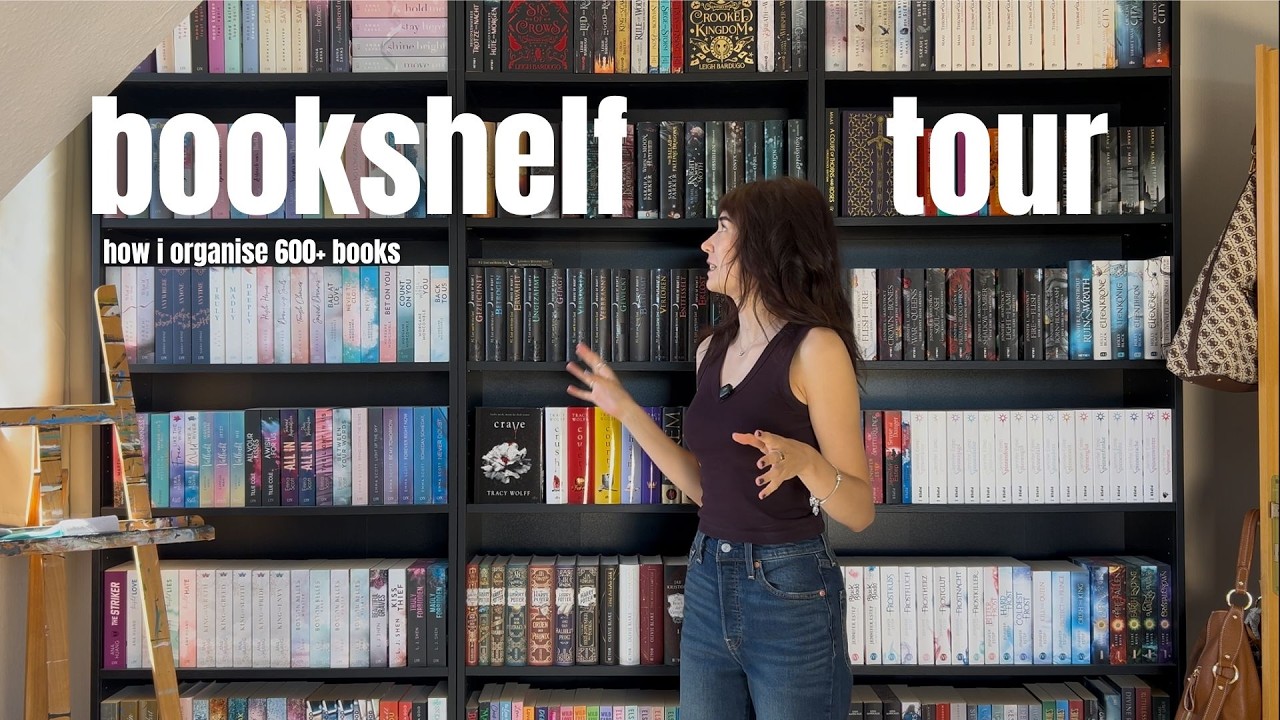 bookshelf tour | wie ich 600+ Bücher organisiere 📚