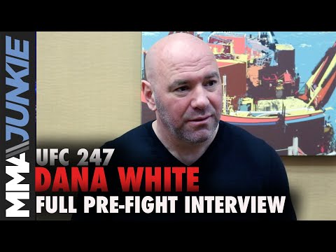 UFC 247: Dana White full pre-fight interview