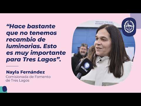 Comisionado de fomento de Tres Lagos: "Hace bastante que no tenemos recambio de luminarias"